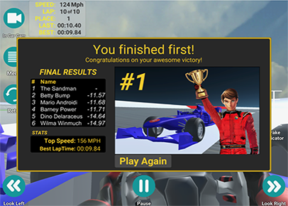 RacecarDriver Victory Icon